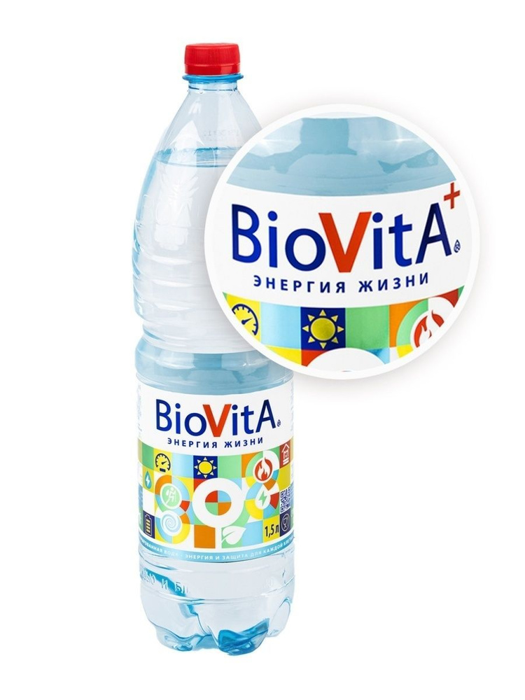 BIOVITA Вода Минеральная Негазированная 1500мл. 1шт #1