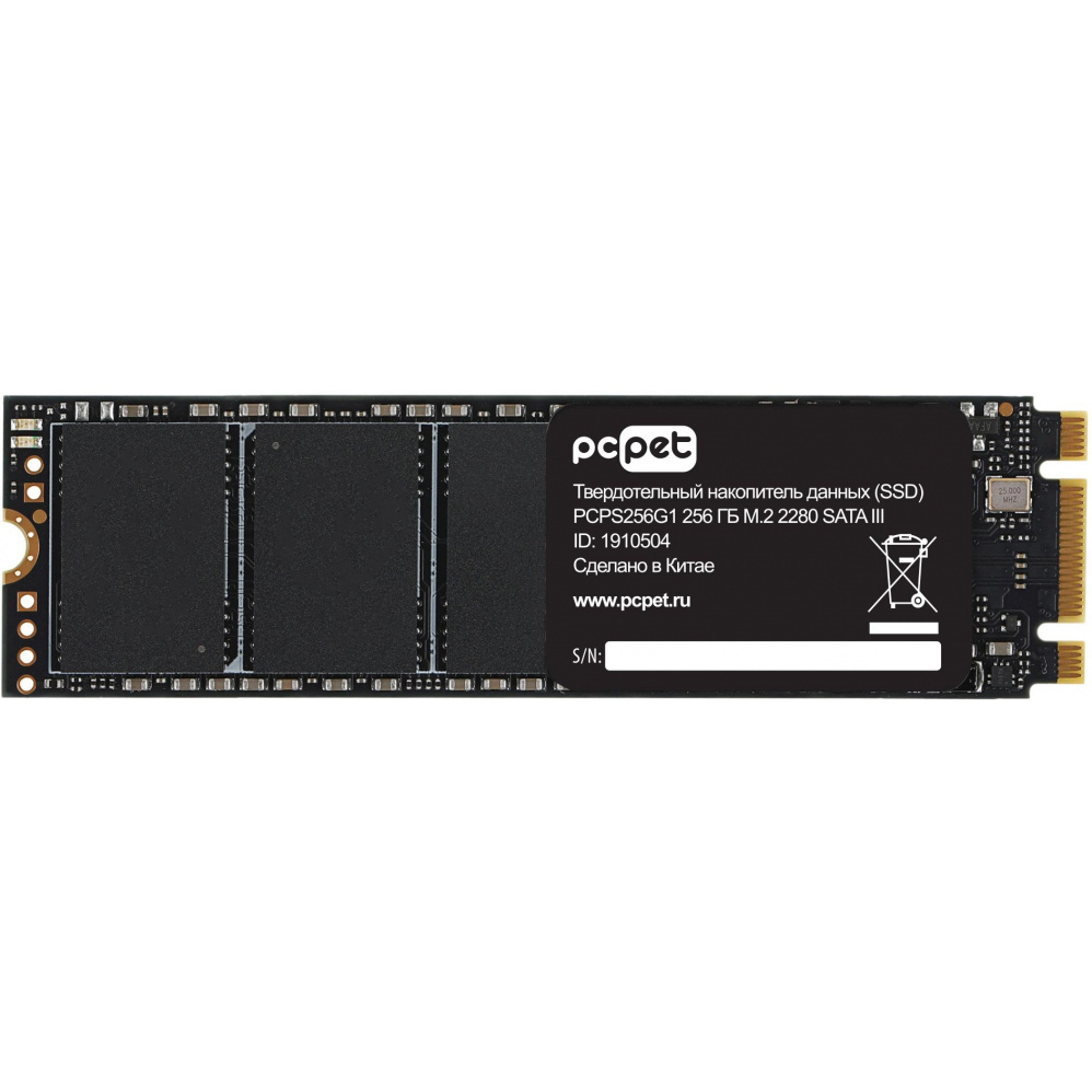 PC Pet 256 ГБ Внутренний SSD-диск PCPS256G1 (PCPS256G1) #1