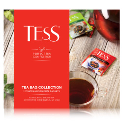 Чай в пакетиках Набор Tess Коллекция ассорти, 60 шт