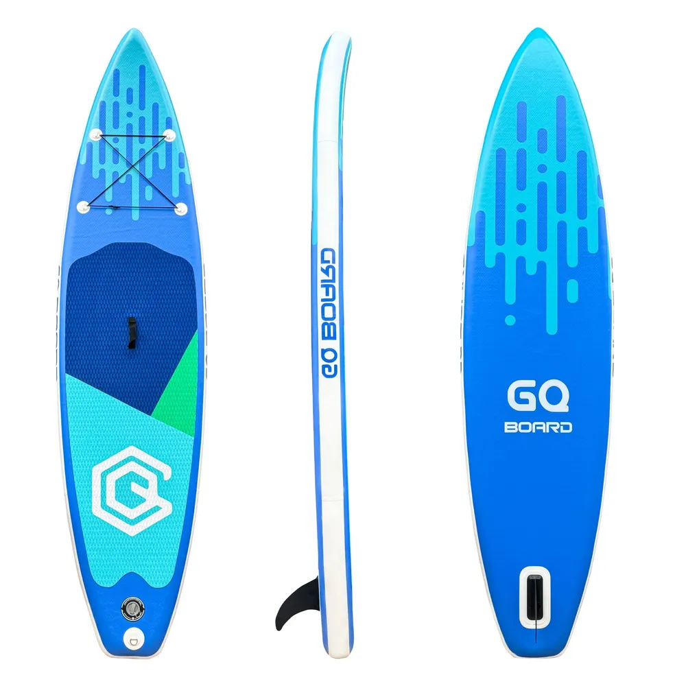Сапборд надувной двухслойный GQ RD 335см, SUP board для начинающих. Сап борд надувная доска для плавания #5