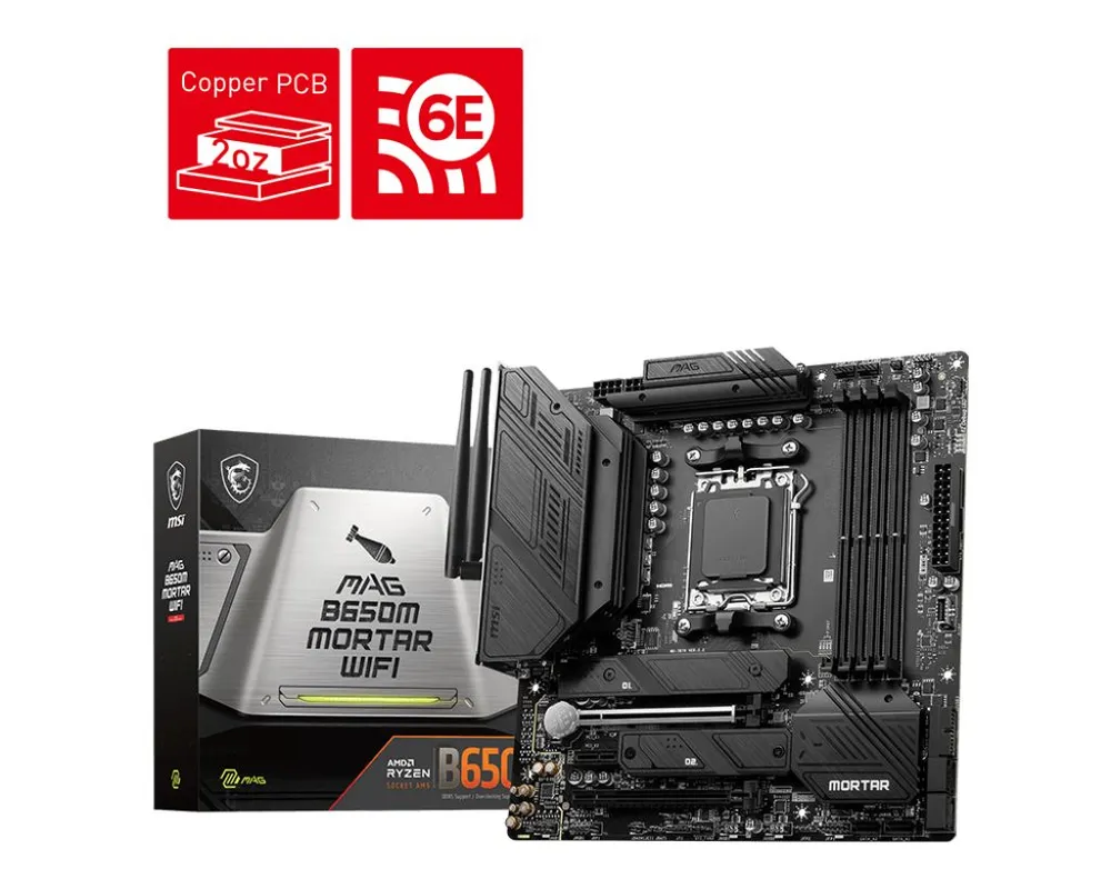 MSI MAG B650M MORTAR WIFI AM5 DDR5 Материнская плата