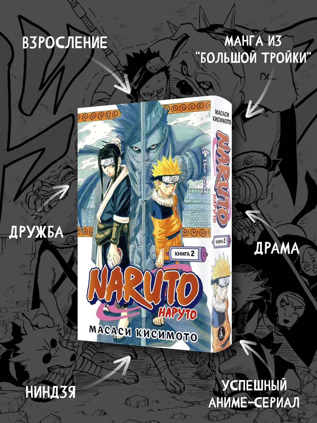 Naruto. Наруто. Книга 2. Мост героя! | Naruto: Volume 2 - Ozon image 1