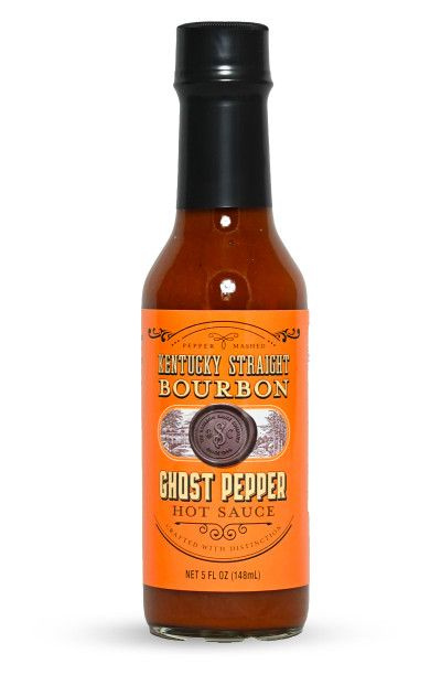 Острый соус чили из США CaJohn's Kentucky Straight Bourbon Ghost Pepper Hot Sauce/ экстремально острый #1