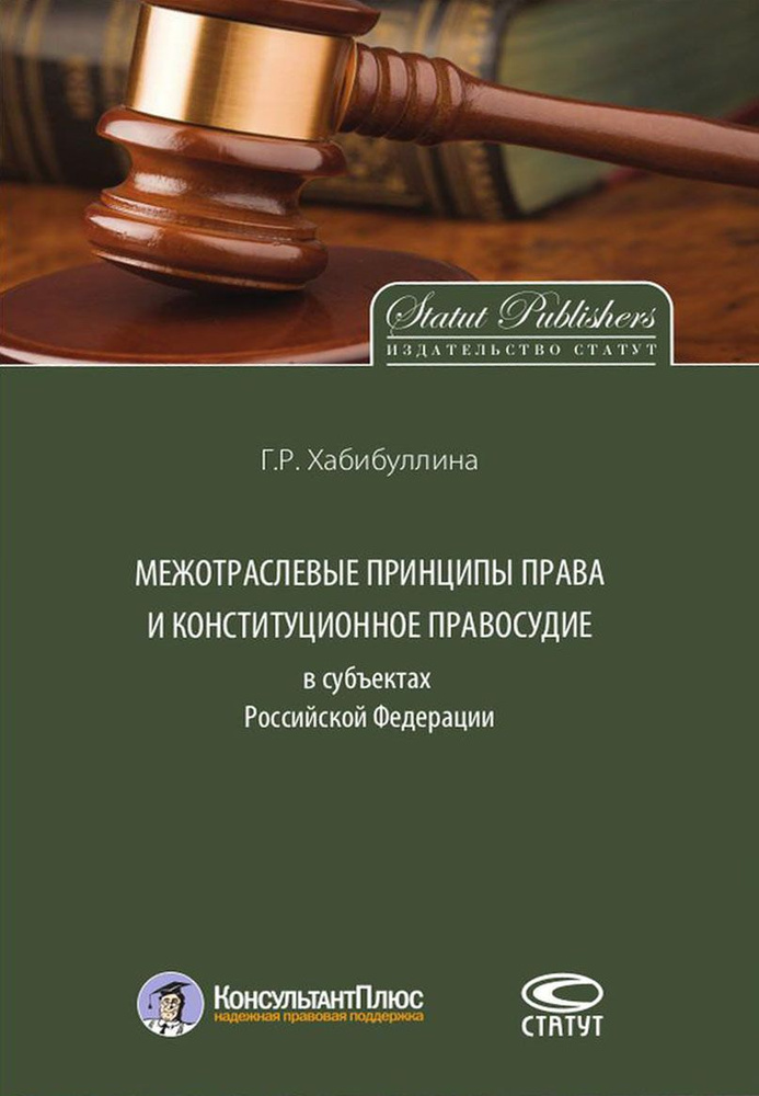 Межотраслевые принципы права и конституционное правосудие в субъектах Российской Федерации | Хабибуллина #1