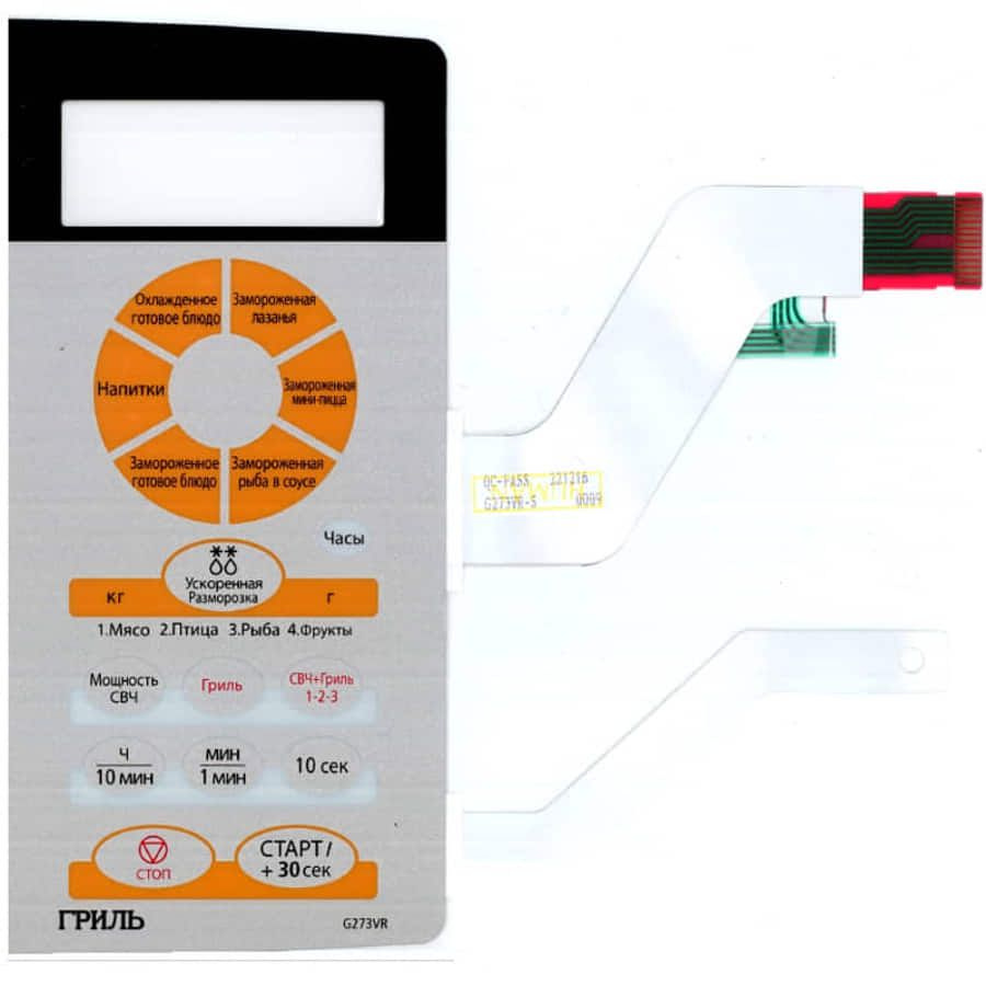 Samsung DE34-00193L Сенсорная панель управления для микроволновой печи (СВЧ) G273VR-S, G273VR-SD  #1