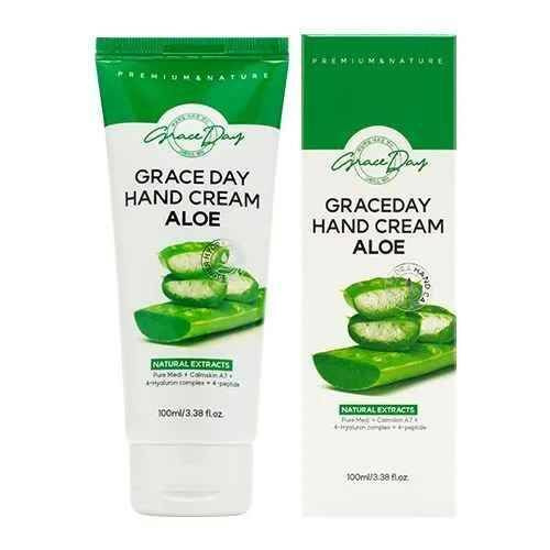 Grace Day Крем для рук успокаивающий с экстрактом алоэ - Hand cream aloe, 100мл  #1