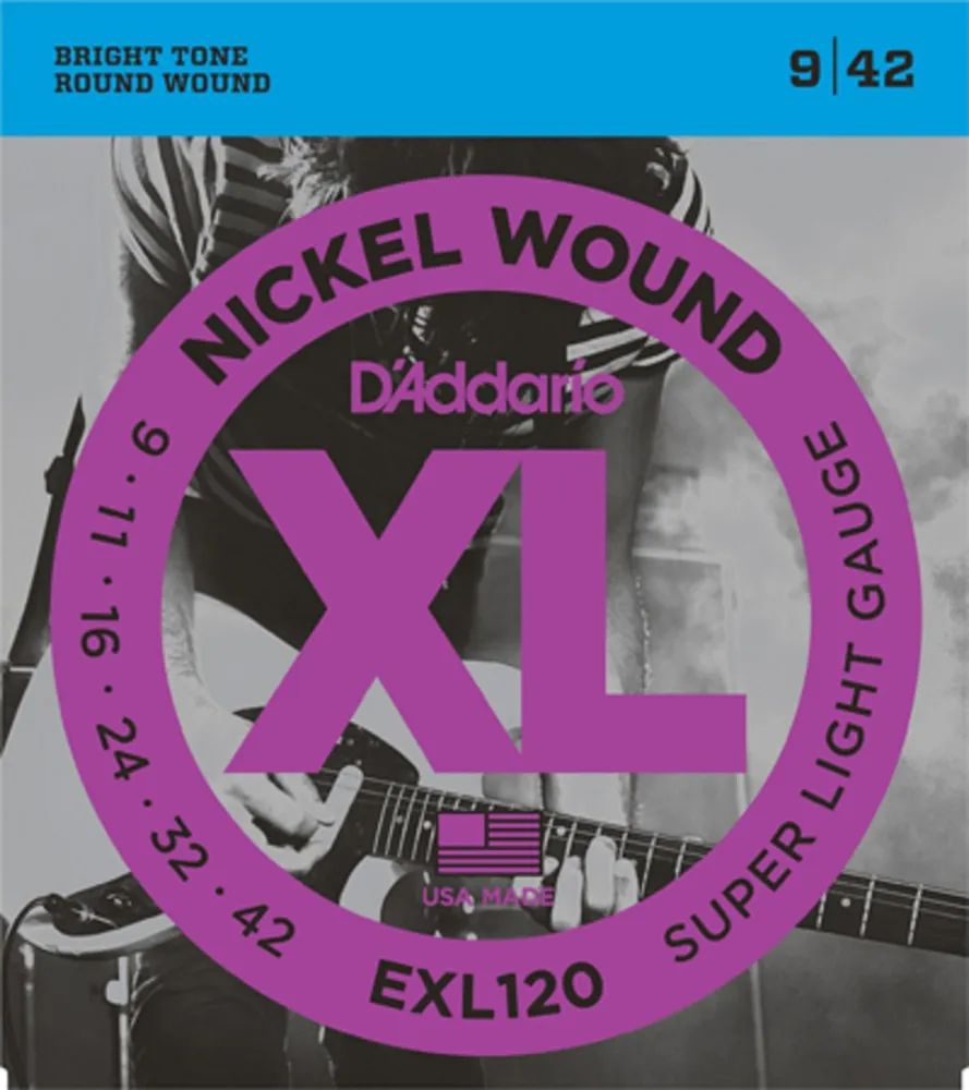 Струны для электрогитары металлические D'Addario EXL120 #1