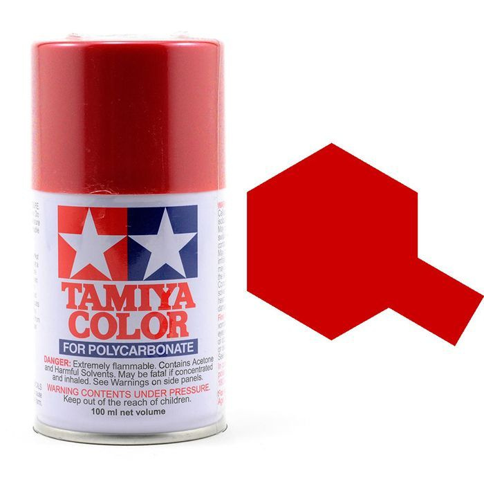 TAMIYA PS-15 Metallic Red (Красная металлик) Краска аэрозольная для поликарбоната лексана  #1