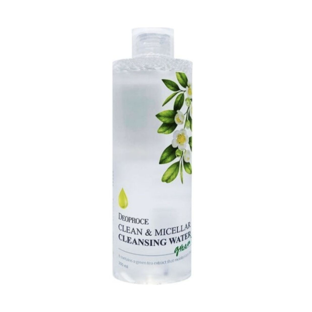 Мицеллярная вода с экстрактом зеленого чая Deoproce Clean & Micellar Cleansing Water Green Tea  #1