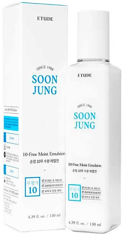 ETUDE HOUSE Эмульсия для чувствительной кожи лица Soon Jung 10-Free Moist Emulsion, 130 мл  #1