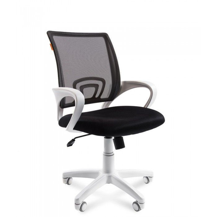 Кресло Chairman 696 белый пластик TW-11/TW-01 черный #1