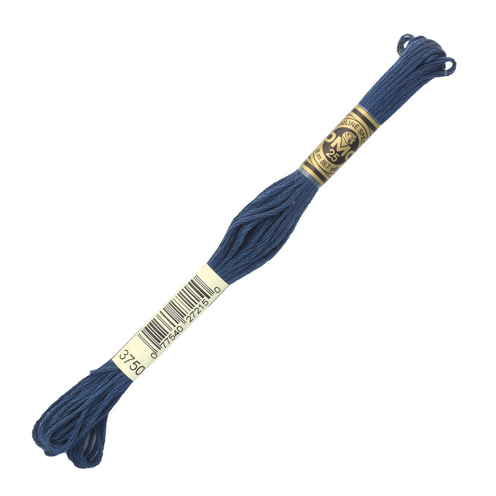 Мулине ДМС нитки для вышивания DMC, 8 м, 1 шт, цвет 3750 #1