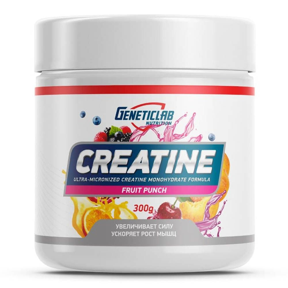 Geneticlab Creatine фруктовый пунш, 300 грамм #1