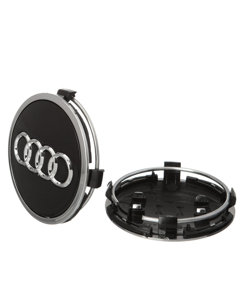 Колпачок ступицы Audi черный AD-007b-62-56 (2 шт.) #1