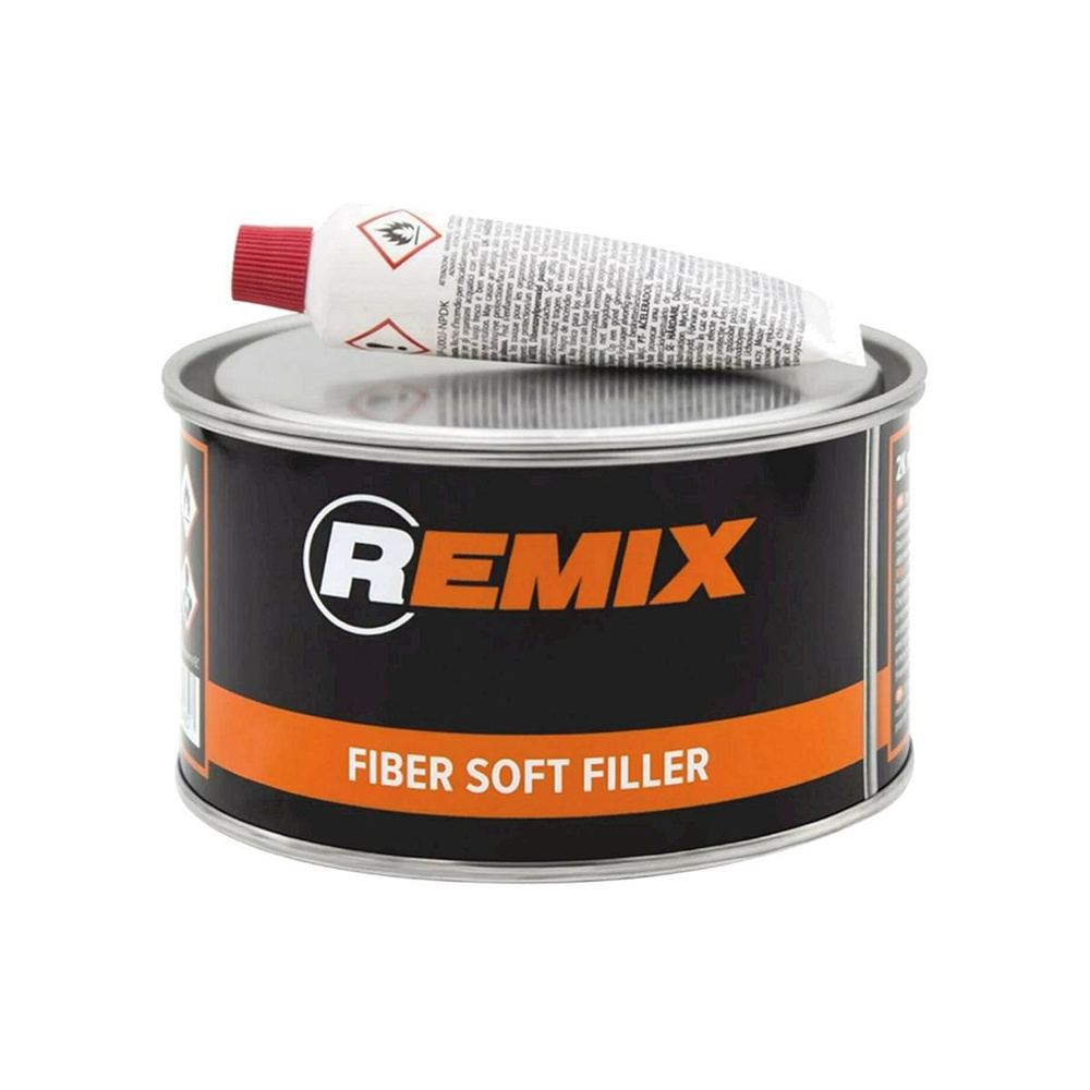 Шпатлевка автомобильная со стекловолокном Remix RM-FSF-900 Fiber Soft Filler 0,9 кг.  #1