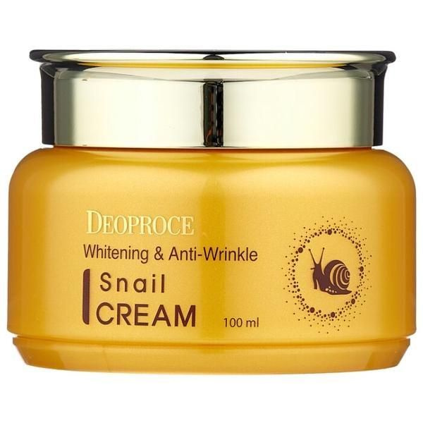 Deoproce Whitening And Anti-Wrinkle Snail Cream крем для лица с экстрактом улитки (100мл.)  #1