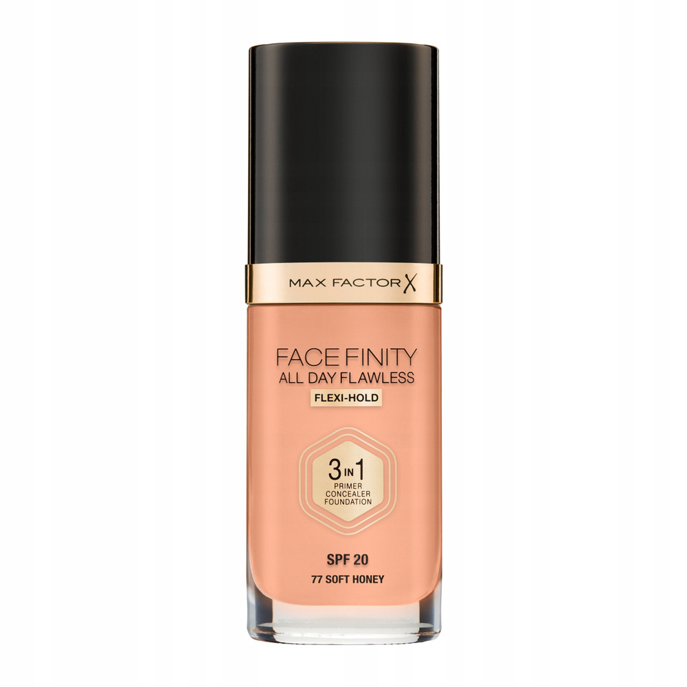 MAX FACTOR Тональная основа Facefinity All Day Flawless 3 В 1, тон №77 Soft Honey  #1