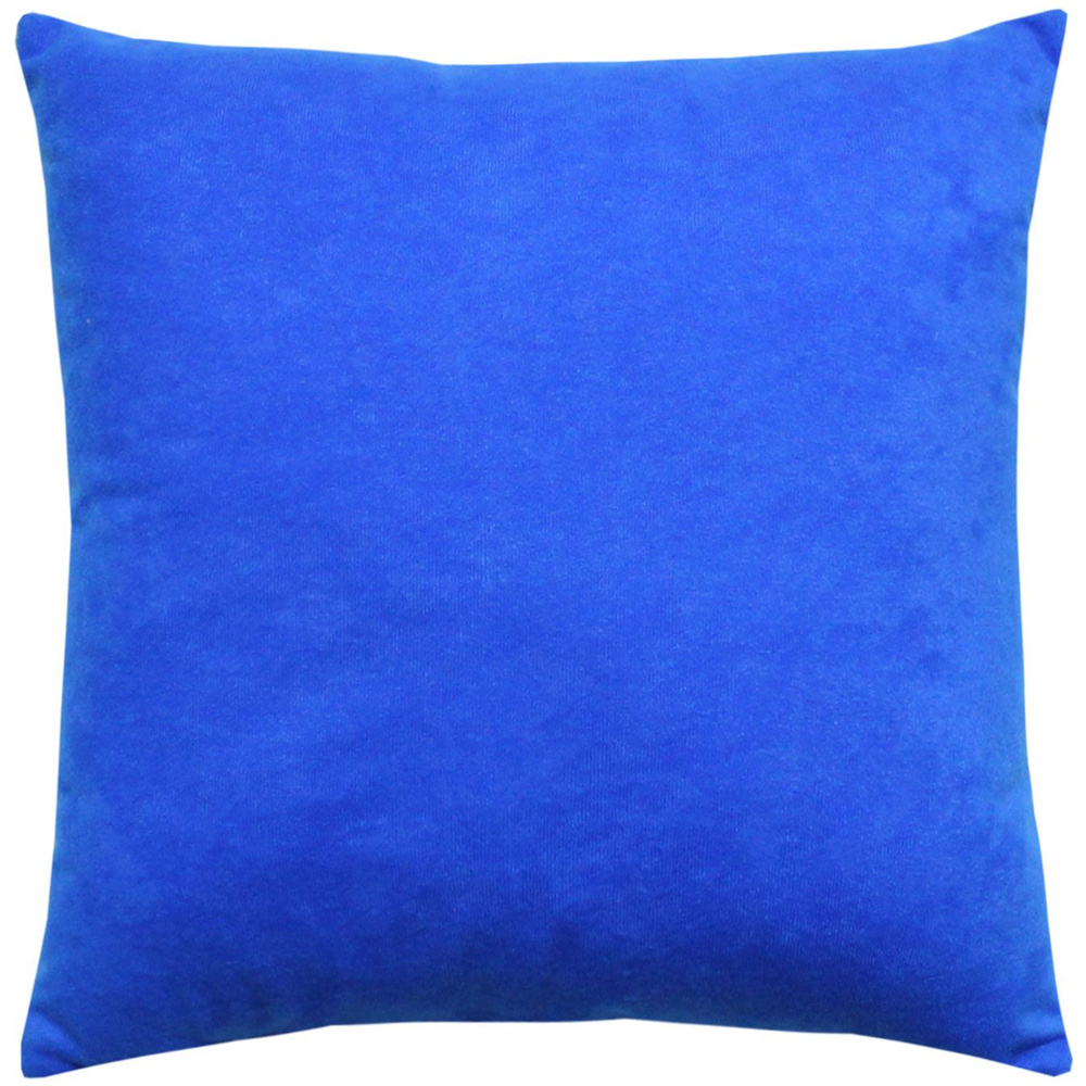 Подушка декоративная МАТЕХ VELOURS LINE 48х48 см. Цвет синий, арт. 28-024  #1