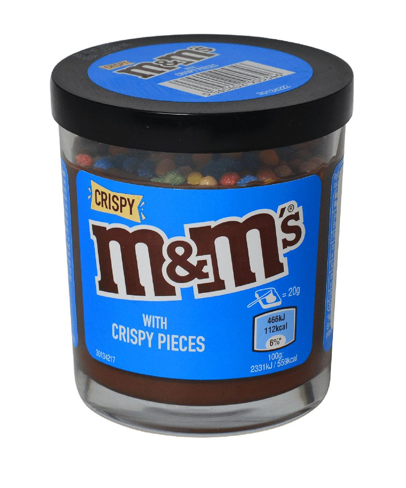 Шоколадная паста M&M's с кусочками M&M's, 200 гр #1