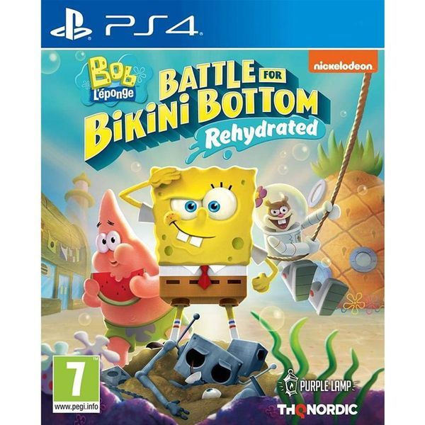 Игра SpongeBob SquarePants: Battle For Bikini Bottom - Rehydrated (PlayStation 4, Русские субтитры)  #1