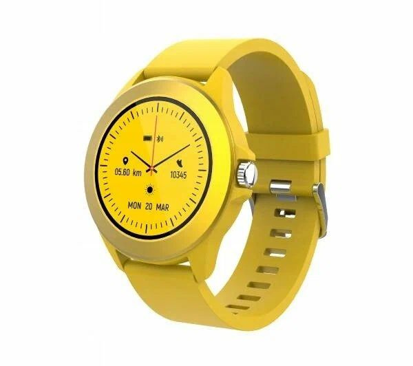 forever Умные часы Смарт-часы Colorum CW-300, желтый, Желтый #1