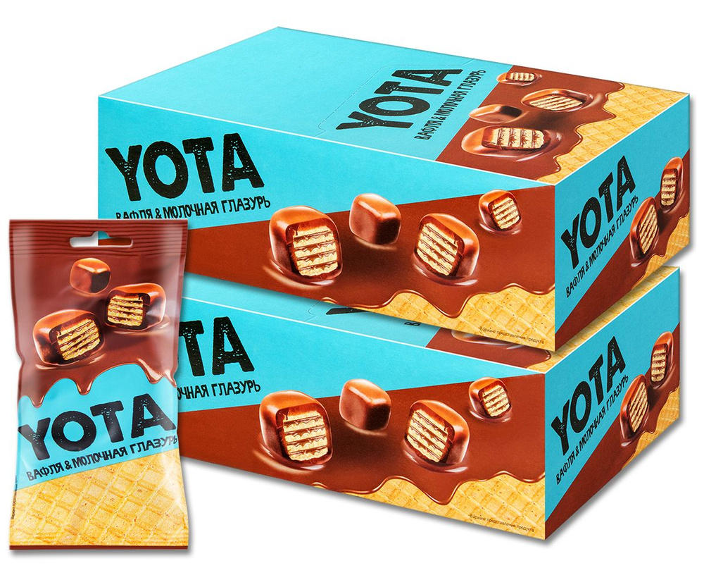 Конфеты драже YOTA Вафля в молочной глазури , 40 г, 32 уп. #1