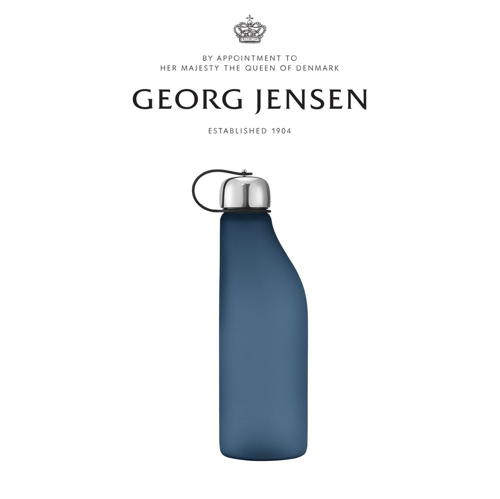 Georg Jensen Туристическая бутылка для воды 500 мл, синий #1