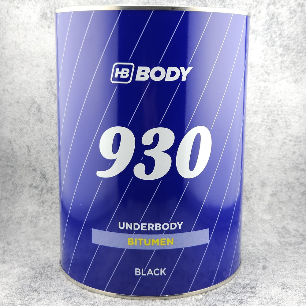 Антикоррозийное покрытие BODY 930 черное, шумопоглощающее, банка 5 кг.  #1