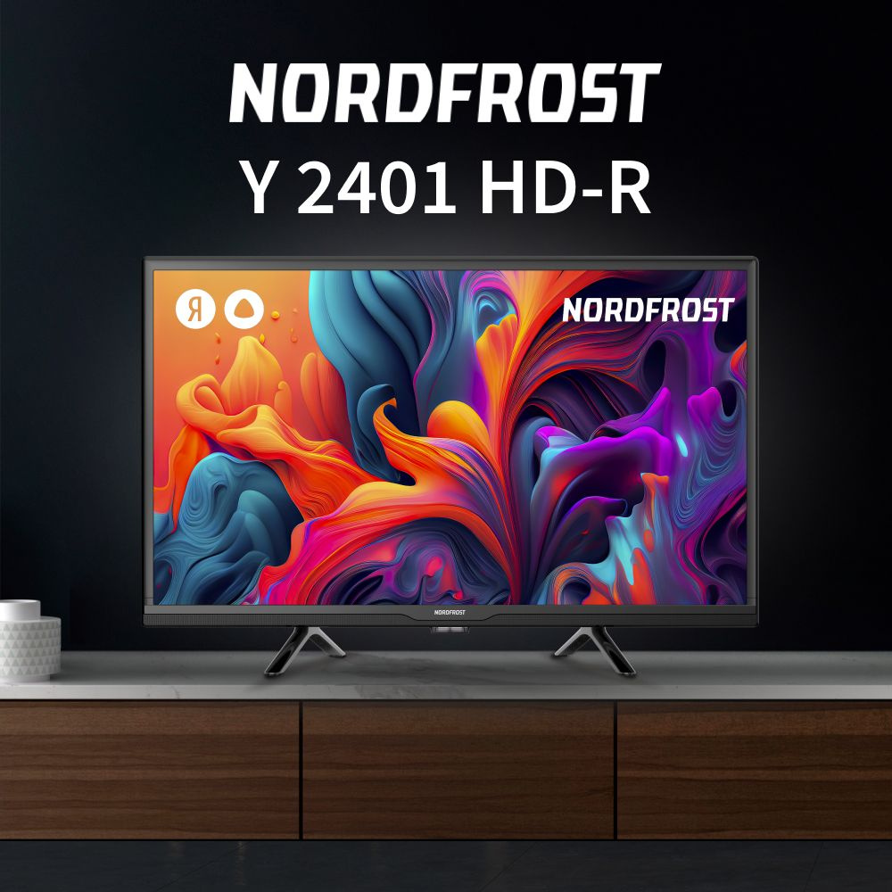 NORDFROST Телевизор Y 2401 HD-R 24" HD, черный #1