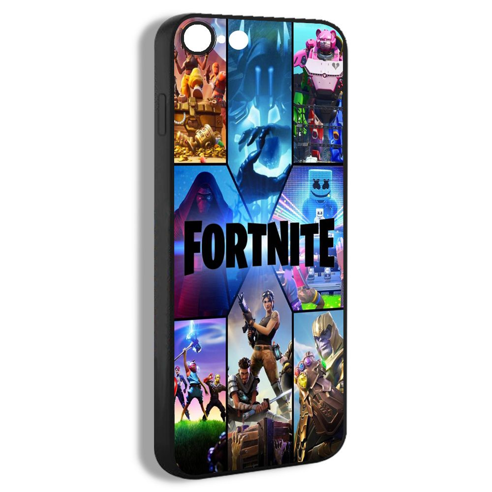 чехол для айфон iPhone 8 ФОРТНАЙТ персонажи красивый игра Fortnite PUEG7  #1