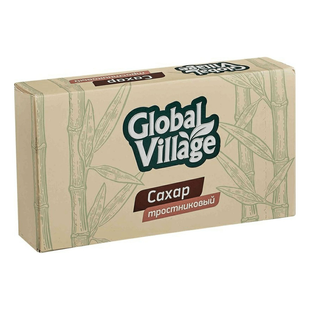 Global Village Сахар Тростниковый Кусковой 500г. 1шт. #1