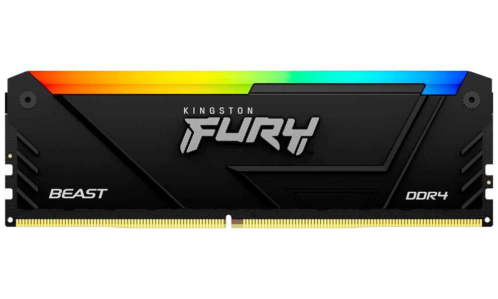 Kingston Оперативная память DDR4 32Gb 3200MHz Fury Beast RGB (KF432C16BB2A/32) 2x32 ГБ (DDR4 32Gb 3200MHz #1
