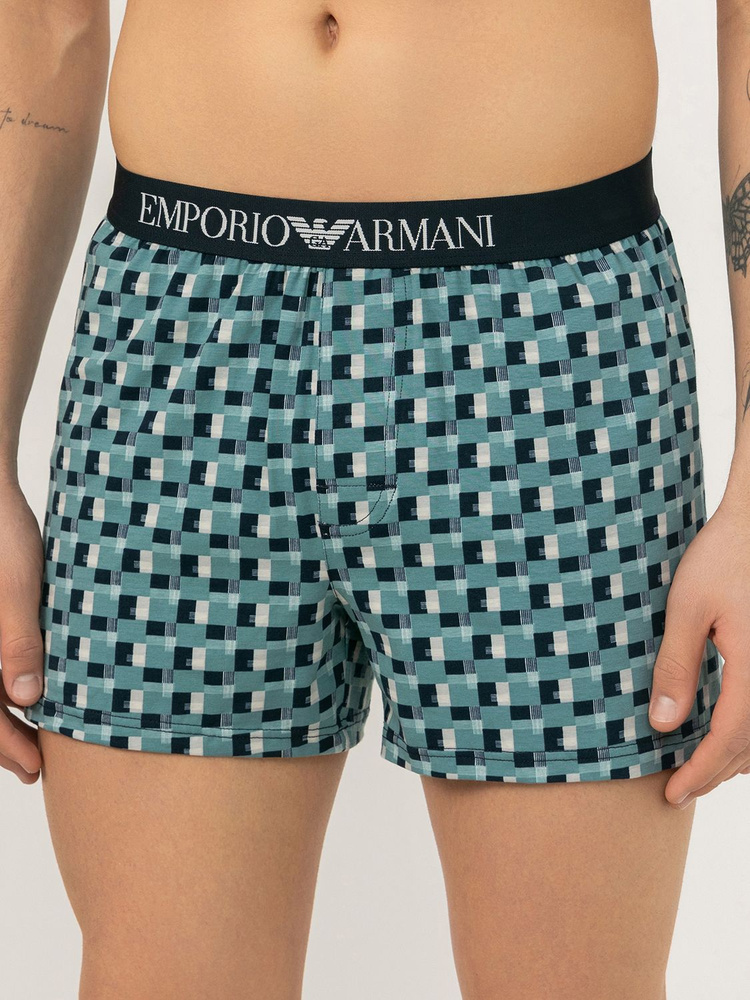 Трусы боксеры Emporio Armani Classic Pattern Mix, 1 шт #1