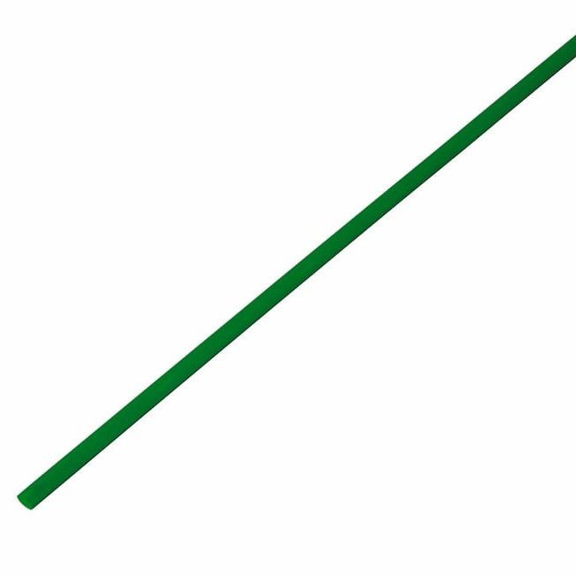 Термоусаживаемая трубка REXANT 5,0/2,5 мм, зеленая 20-5003 (упак 50 шт по 1 м)  #1