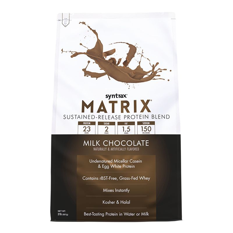 Многокомпонентный протеин Syntrax Matrix 907 гр Молочный шоколад  #1