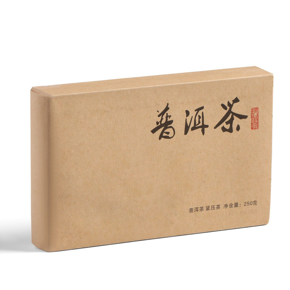 Чай китайский "Шу Пуэр Брикет", уезд Мэнхай, 2018 год, 250 г #1