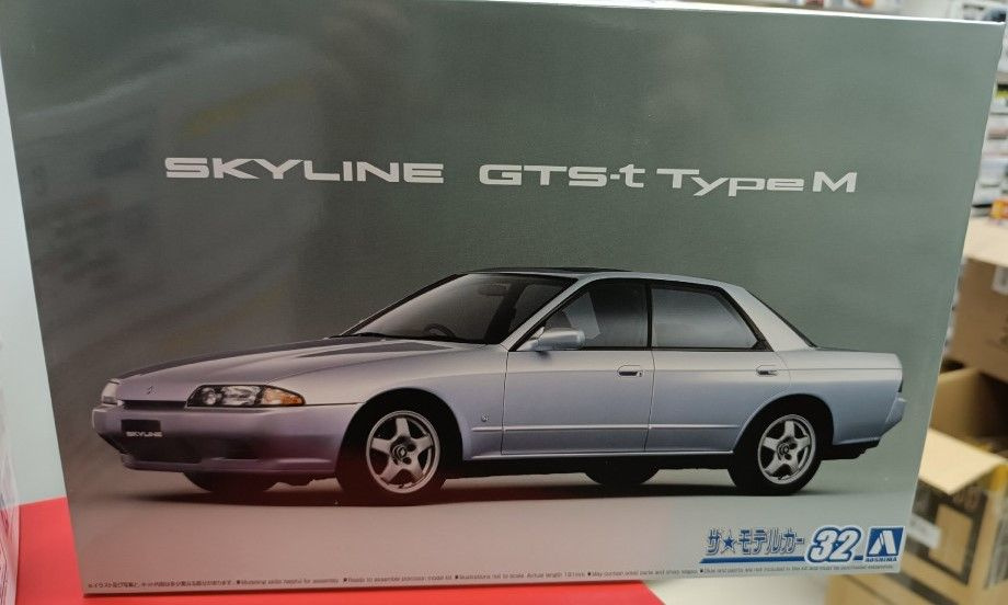 Сборная модель Aoshima 1:24 06210 Nissan Skyline HCR32 GTS-t Type M'89 #1