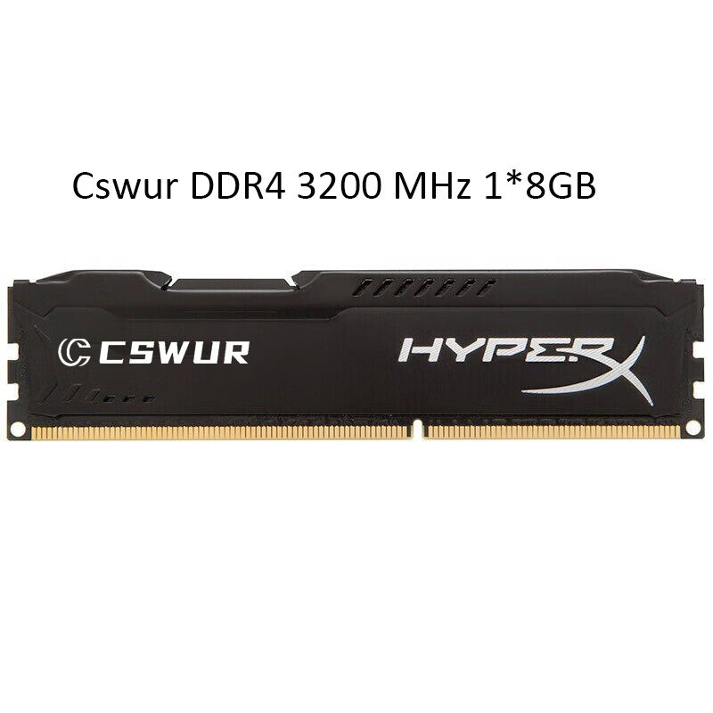 Cswur Оперативная память Оперативная память Cswur HyperX FURY Black DDR4 3200 МГц 1x8 ГБ 1x8 ГБ (CHX318C10F/8) #1