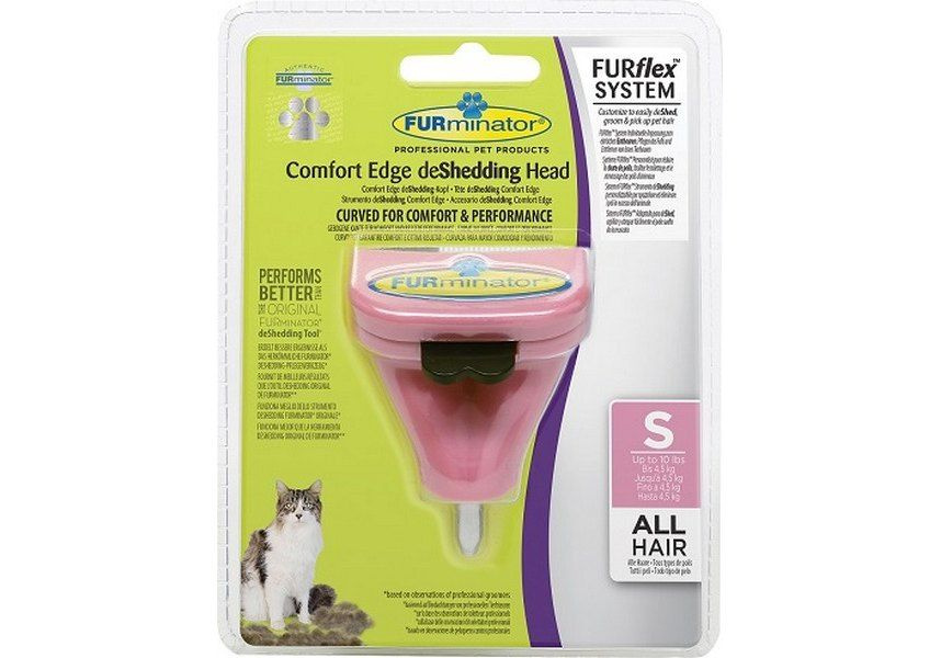 FURminator FURflex Comfort Edge deShedding Head Small Cat / Насадка Фурминатор Фурфлекс против Линьки #1