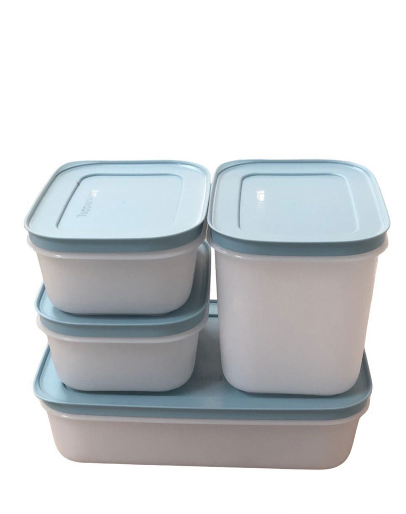 Tupperware Контейнер пищевой, 1000 мл, 450 мл, 1100 мл, 4 шт #1