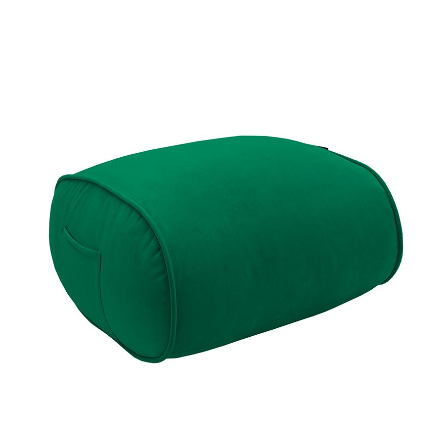 Бескаркасный пуф для ног aLounge - Ottoman - Forest Green (велюр, изумрудный) - оттоманка к дивану или #1