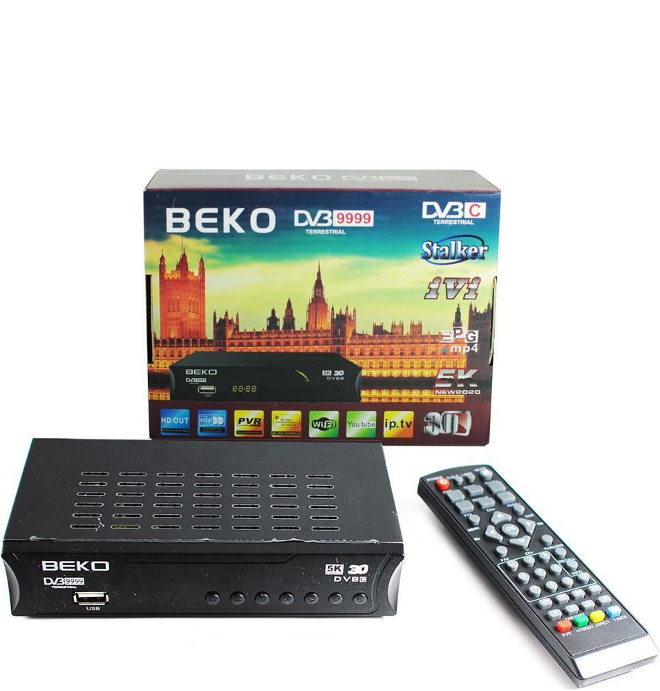 Ресивер цифровой DVB-T2 BEKO MPEG-2/MPEG-4, HDMI, USB, Wi-Fi /50 307/ #1