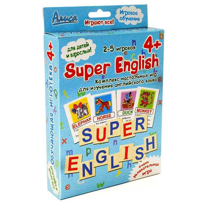 Настольная игра Алиса "Super English" #1
