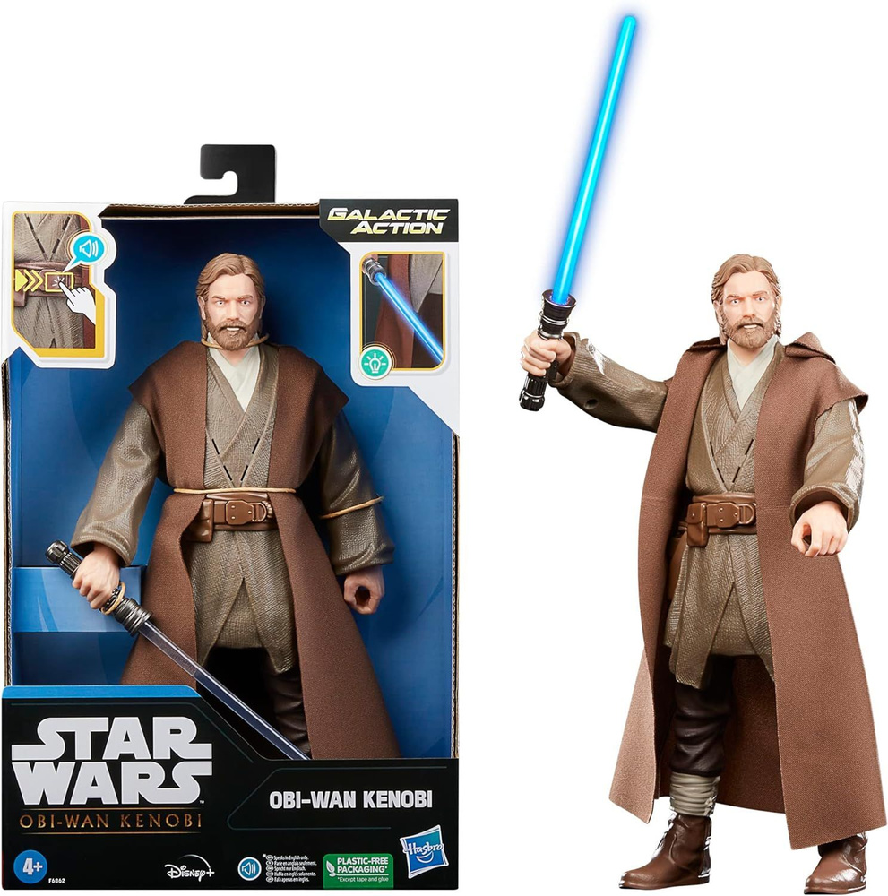 Фигурка Оби-Ван Кеноби 30 см -Star Wars Galactic Action Obi-Wan Kenobi F6862 #1