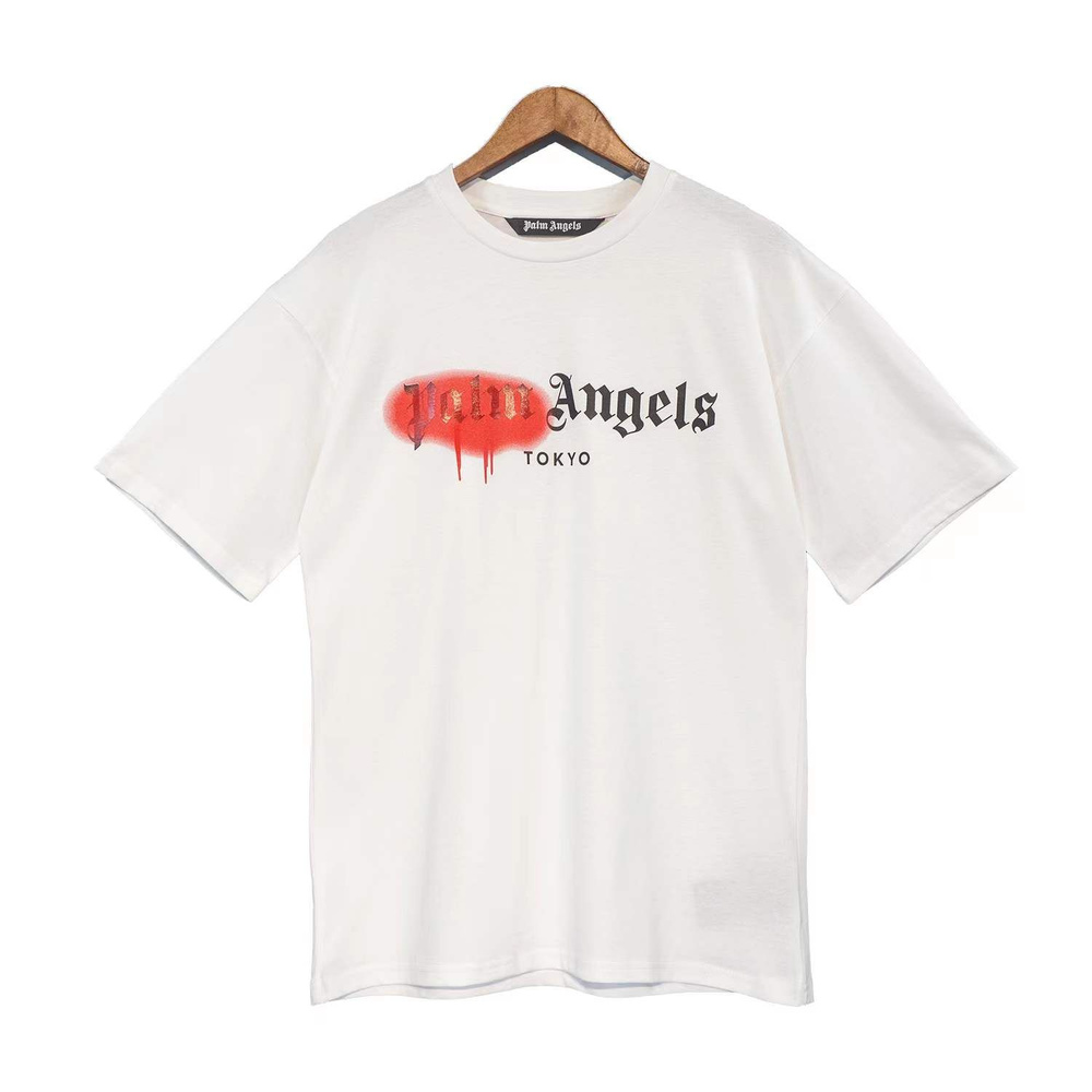 Футболка PALM ANGELS T-Shirt 1/1 crew-neck #1