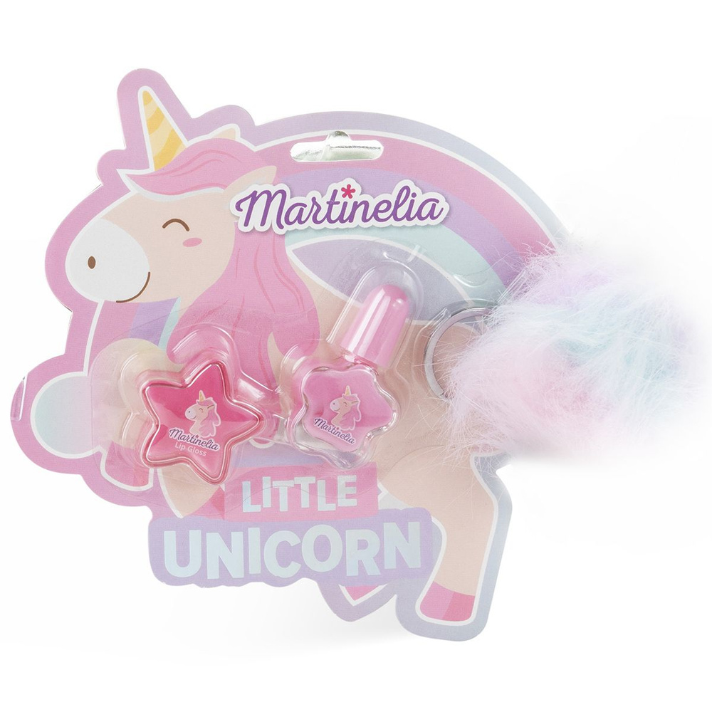 Martinelia Little Unicorn Набор детской косметики с брелоком (лак для ногтей + бальзам для губ)  #1