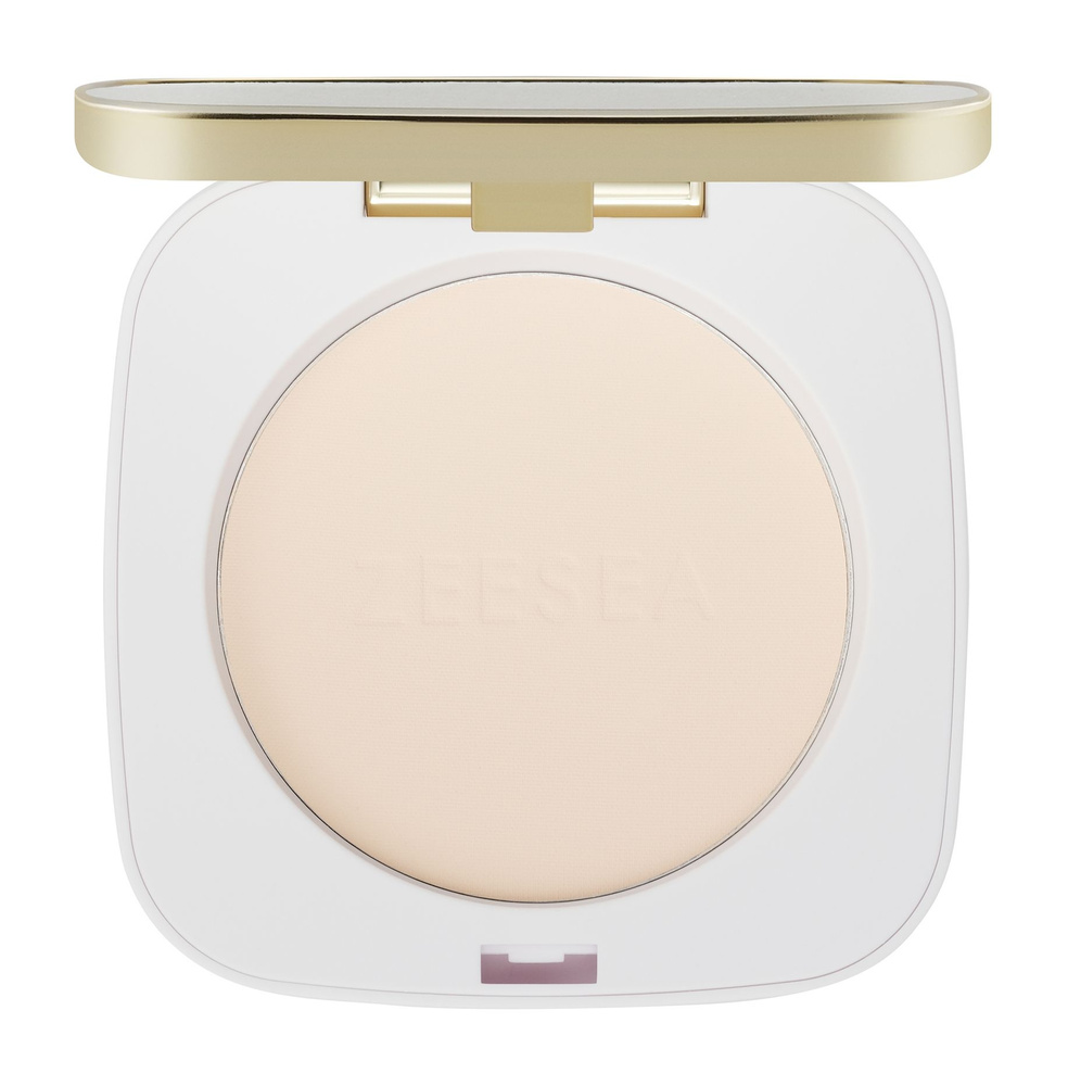 ZEESEA Пудра компактная Soft Velvet Pressed Powder, 7 г, 01 Pearl White / Жемчужный  #1