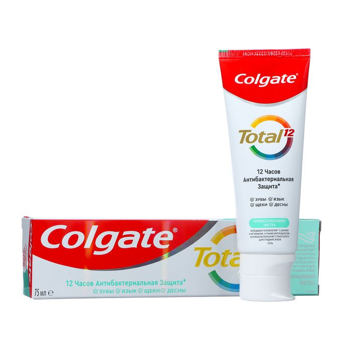 Зубной гель Colgate Total 12 Профессиональная чистка, 75 мл #1