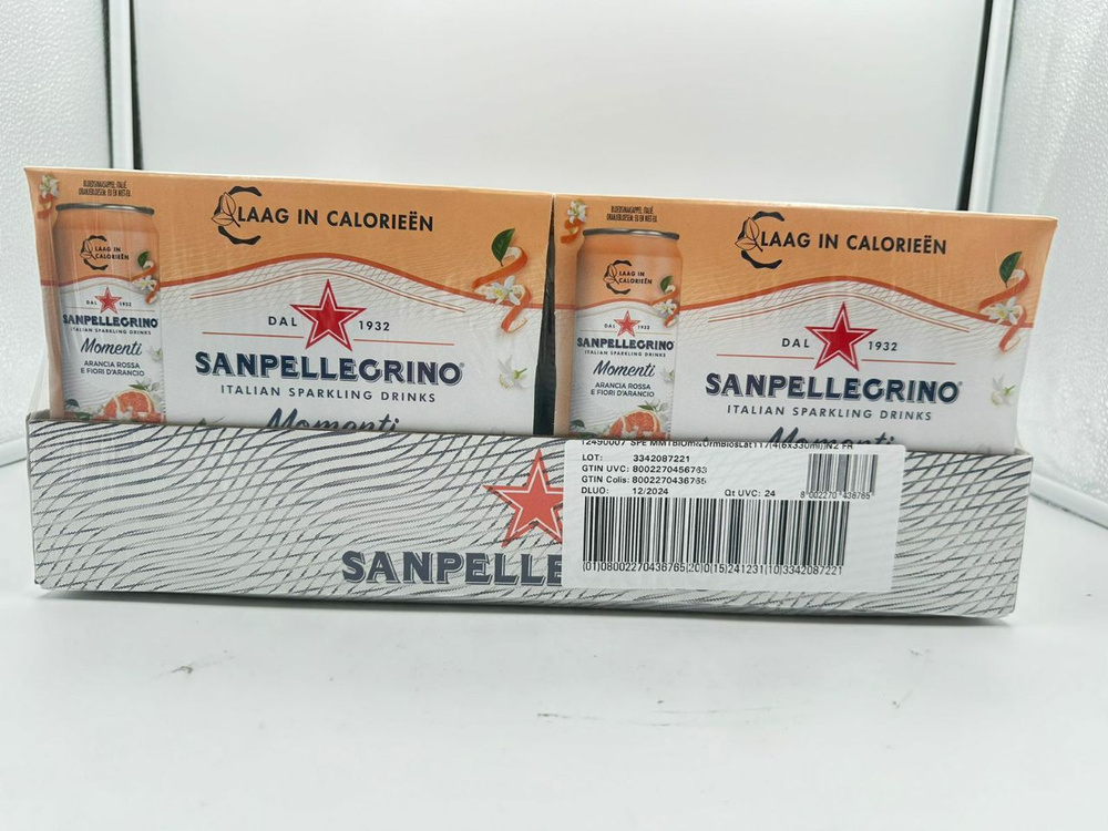 Sanpellegrino Momenti / Красный апельсин и Апельсиновые цветы, 24шт. x 0.33 л.  #1