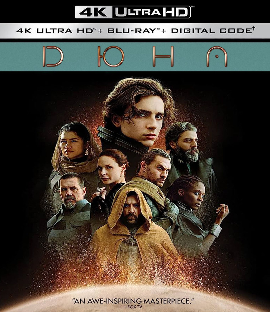 Дюна 4K Ultra HD Blu-ray(блю рей 4к) 6 наград Оскар 2021 #1